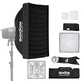 Godox EazyFlow Softbox 90 x 90 cm / 35.4in*35.4in con diffusore/griglia