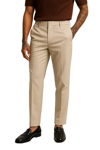 Men's Formal Slim Fit Trousers – Office & Business Wear Pants-image-18