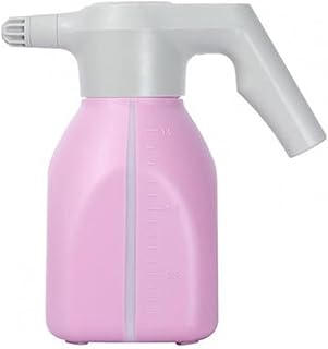 Regadera de jardín eléctrica con boquilla ajustable, lata de agua eléctrica automática, plantas, regadera de flores, herramientas de jardín, maceta de riego de 50 onzas (color: lila morado)