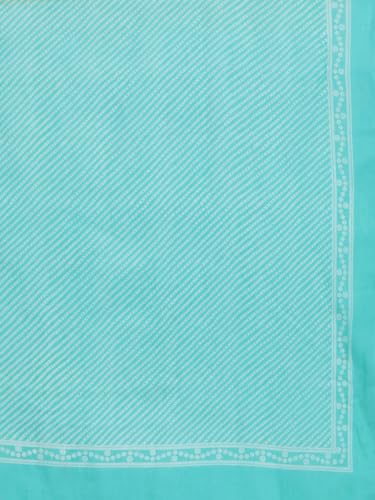 Kurta bleu d'exception brodé main ensemble pantalon coton Varanga S