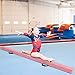 COSTWAY Barra de Equilibrio Gimnasia Entrenamiento Balance Beam Plegable 210 x 10...