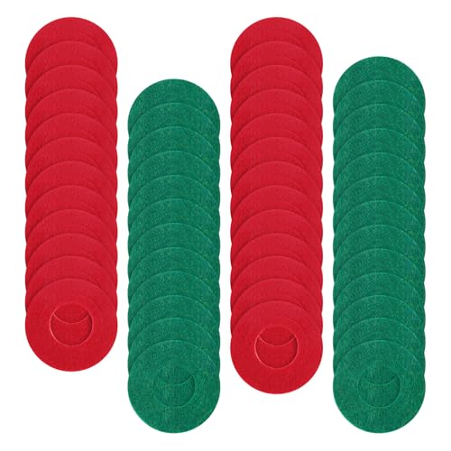 Yuanchu 50 Pcs Car Battery Terminal Protector, Anti Corrosion Felt Washers Kit Fiber Felt Washer Battery Corrosion Cleaner for Automotive Marine Battery