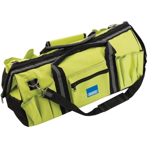 Image of Draper 31085 Expert Hi-Vis Tool Bag, Green, 600mm