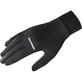 Salomon Cross Warm Handschuhe Ski Snowboard Laufen Wandern Unisex, Praxis, atmungsaktive Wärme, intelligentes Design, Deep Black, L