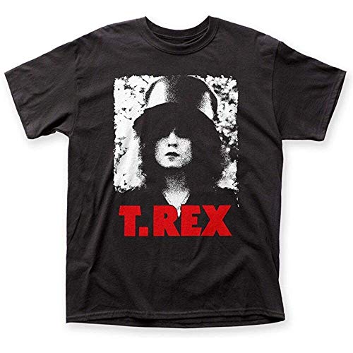 T. Rex Glam Rock Slider Album Cover Marc Bolan Top Hat Mens T Shirt Size, Negro , 3XL