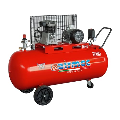 AIRMEC CRT 300-4 TH30 E1 Compressore Monostadio a Cinghia trifase 400V 270 L 10 bar 420 L/min