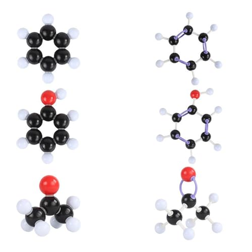 Chemistry Molecular Model Kit, Organic Chemistry Model Kit with Atomic Balls and Rods, Realistic 3D Molecular Structure Model for Students and Teachers, Includes Electronic Clouds - Image 4