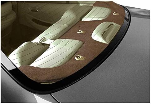 Coverking Custom Tailored Rear Deck Covers Velour Brown CRDV4CH10055