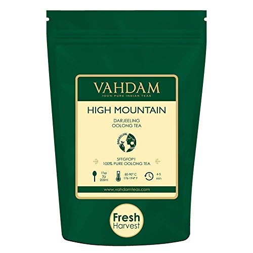 Vahdam, Imperial Himalayan White Tea (1.73Oz, 25Cups) & High Mountain Oolong Tea (3.53Oz, 50+Cups) #TOP4