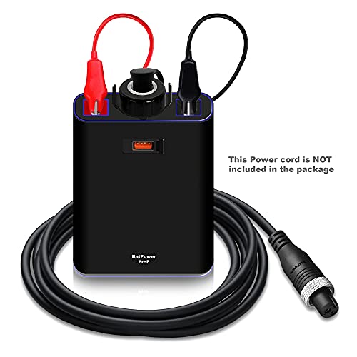 Batpower 7.8Ah Prof Electric Fishing Reel Battery For Daiwa Tanacom 1200 1000 750 500 Seaborg 500Mj Leobritz Shimano Plays Beastmaster Forcemaster Electric Reels Battery With Charger & 2M Power Cable #TOP4