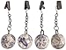 Esschert Design USA Aged Ceramic Tablecloth Weights, Set of 4