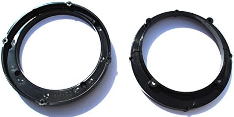 Custom Install Parts 5.25 to 6.5 Motorcycle Speaker Adapter Pair Rings Compatible with Victory XC Cross Country 2007 2008 2009 2010 2011 2012 2013 2014 2015