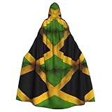 Matériau de haute qualité : cette cape à capuche imprimée drapeau jamaïcain BROLEO est fabriquée avec des matériaux plus durables et n'endommageront pas la peau. Le matériau est également relativement doux et ne se froisse pas facilement.