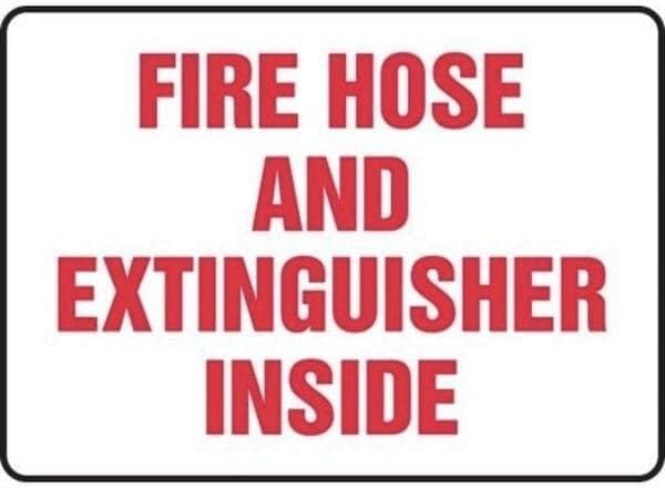SAFETY SIGN EVACUATION ALARM DOWN, Mfr: MFXG585XP-A