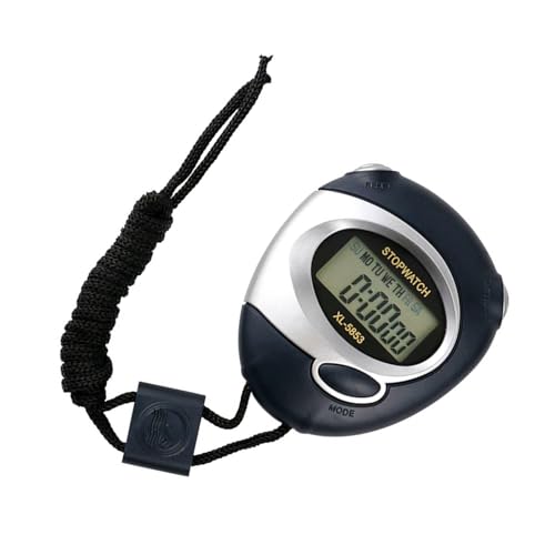 Tizuqe Professional Athletic Stopwatches Featuring Shockproof Construction and LCD Display High Accuracy Stopwatches