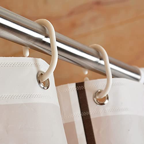 Modern Bathroom Shower Curtain, Waterproof Peva Plastic Sea Shell Shower Curtain Liner With Hooks Shower Curtain Liner 59 X79 In,12 Hooks Set #TOP1