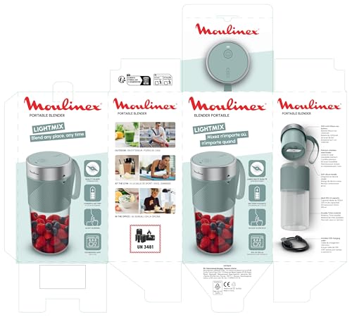 Blender Mini Lm1c0410 Moulinex - vue 9