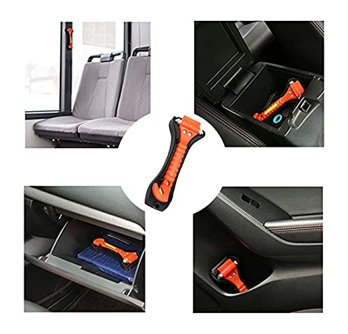 Xiboya Textile Muti-Function Car Safety Hammer-Seatbelt Cutter And Glass Window Punch Breaker For Survival(Package Of 4) #TOP4
