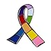Think Medical Awareness Multi Ribbon Pin