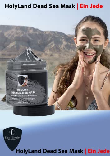 Holyland Biology Dead Sea Mud Mask- Revive Your Skin And Nourish Your Soul With Our Luxurious Dead Sea Mud Mask For Face & Body- Best For Psoriasis Eczema Healing Acne Deep Pore Cleansing, Blackhead, Whitehead, Hydrating Face, Anti-Aging- For Women & Men- 8.8 Oz. #TOP2