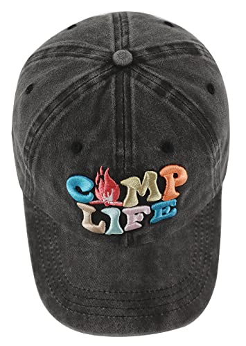Camp-Life-Hat-for-Men-Women-Funny-Adjustable-Cotton-3D-Embroidered-Camping-Hiking-Baseball-Cap