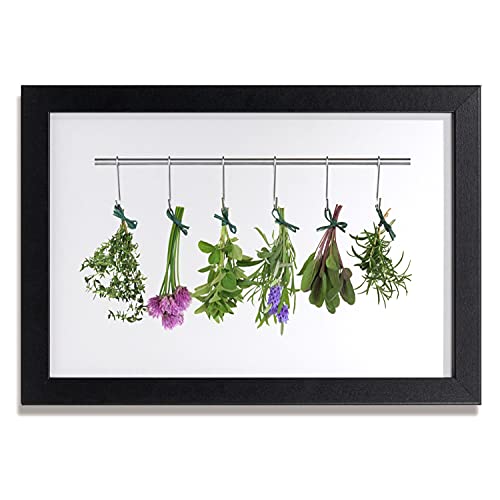 Cadre en MDF avec affiche Tulup de pétales de cuisine pour salon moderne
