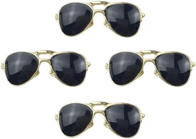 20 Pcs Enamel Sunglasses Charms Pendants Jewelry Making Charms,Jewelry Accessories for Necklace Bracelet Making, Decoration(Black)