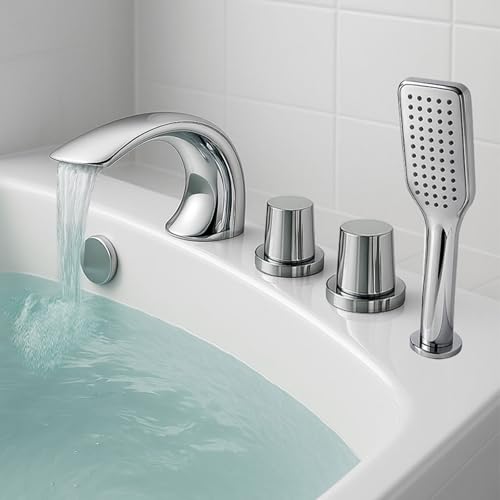 Mitigeur cascade bain chrome de qualité supérieure LWX