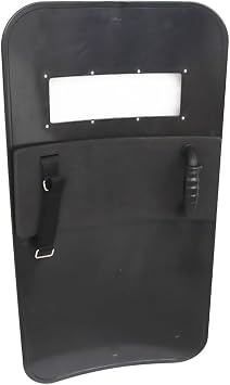 INTBUYING Rectangular Shield Security Shield hand-held 19x35x0.14 (500x900x3.5 mm)