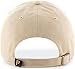 47 MLB Khaki Primary Logo Clean Up Adjustable Strap Baseball Dad Hat Cap, Adult One Size Fits All - Pittsburgh Pirates - Khaki