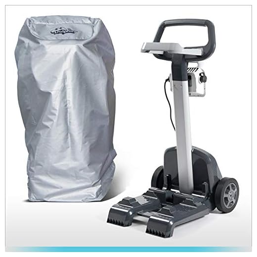 DOLPHIN Robotic Pool Cleaner Pillar Mount Caddy and Caddy Cover Bundle for Nautilus CC, Triton PS, Triton PS Plus, and More