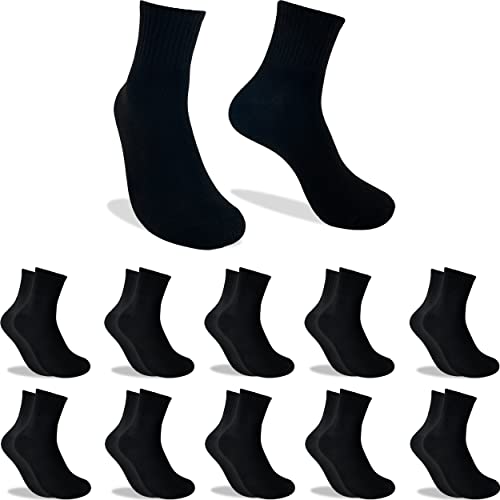 topline 10 Pares Calcetines Deporte Hombre - Calcetines Tenis Hombre - Calcetines Deporte...