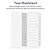 Avery 11126 Ready Index Customizable Table of Contents Black & White Dividers, 12-Tab, LTR