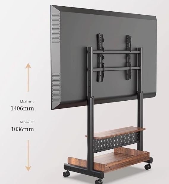 tv stand tv stand tv stand rolling tv stand for 40-85 inch TV,tv stand with wheels,tall mobile universal TV stand with shelf,height adjustable tv stand TV stand A