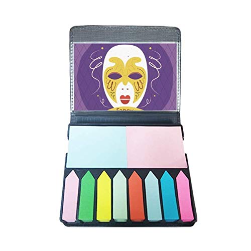 Masque violet vénitien autocollant pour personnaliser vos romans