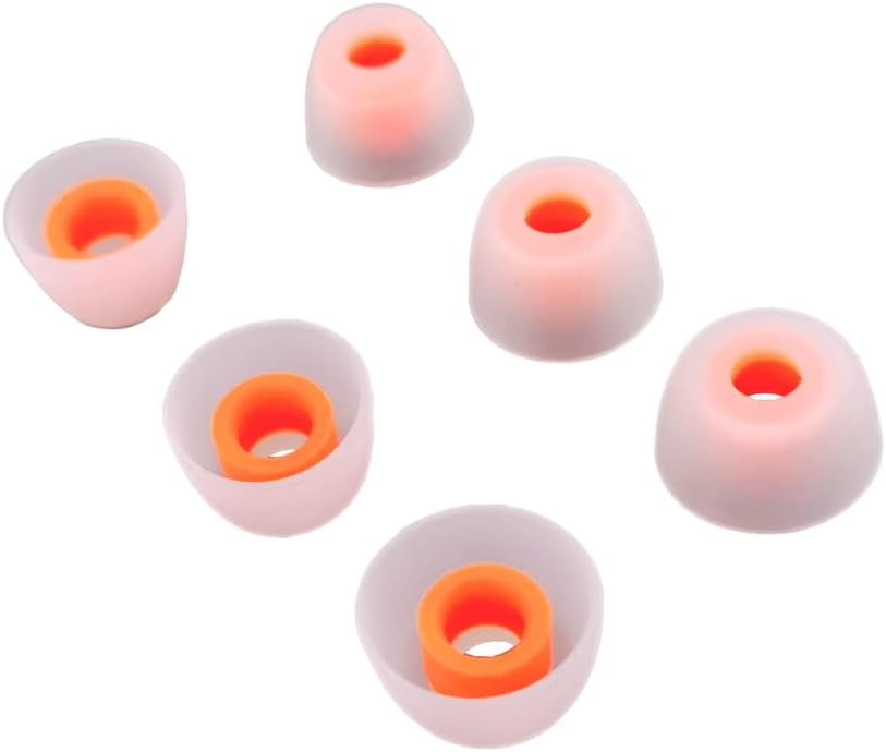 6X Eartips Replacement for JBL Tune 230NC TWS/Tune Beam Earbuds Earpad * White Ear Tips