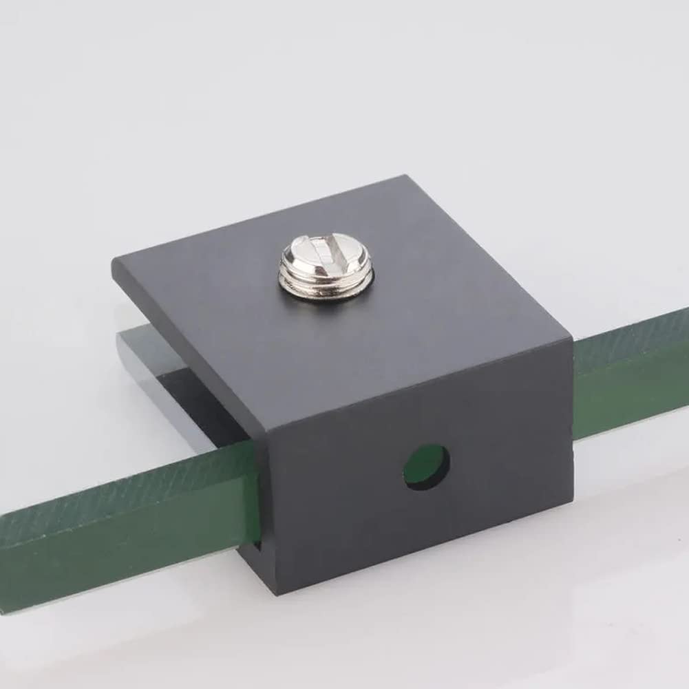 Set Di 4 Morsetti A F Per Vetro - Supporti Per Mensole Galleggianti Nero - Foto 8