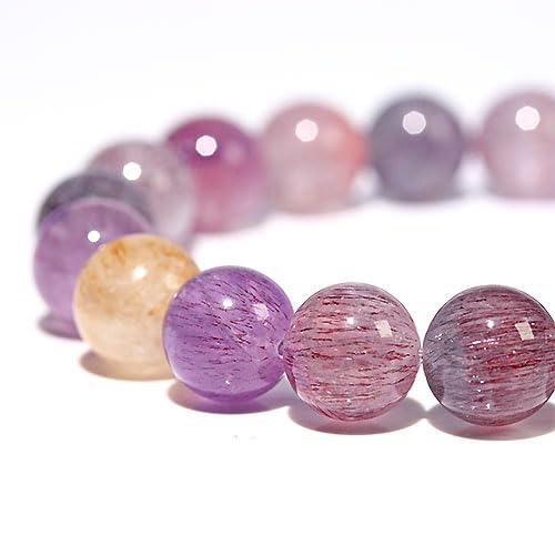 極上希少 約10.8mm ピンクスーパーセブン ブレスレット PinkSuperseven