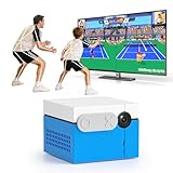 KINHANK MotionX Consola de Juegos por Movimiento para Niños, Sistema de Videojuego Plug&Play TV, Juguete Regalos de 3-16 Años, multijuegos Infantils para Hermanos sin Suscripción & Mando