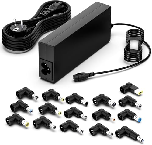 shefor 90W Alimentatore Universale Notebook, 16 Connettori