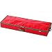 Juvale Plastic Storage Bag- Christmas Wrapping Paper Roll Storage - Holds Over 8 Rolls, Red, 40 x 13.5 x 4.5 Inches