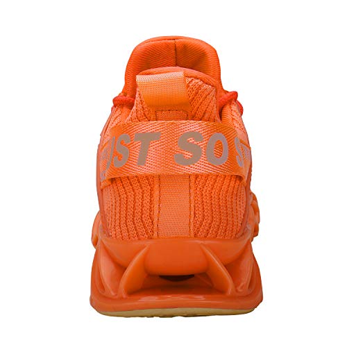 UMYOGO Womens Casual Walking Sneakers Fashion Workout Athletic Shoe for Women Running Sport Aerobics Orange