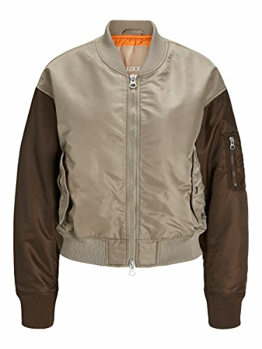 JJXX Jxkemp Pilot Jacket Noos Chaqueta, Brindle/Detail:Block, L para Mujer Cover
