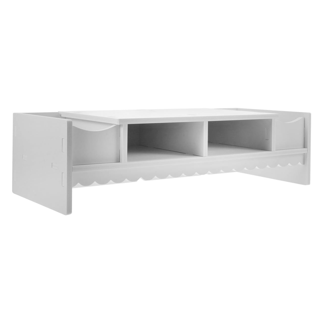 Support de rangement d'écran pour un bureau de maison propre et ordonné