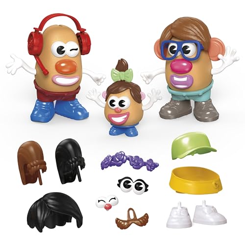 POTATO HEAD Create Your Family Set with 44 Parts and Pieces, Crea...
