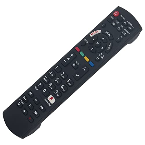 AULCMEET N2QAYB001246 Replaced Remote Control Fit for Panasonic TV TX-40HX800B TX-40HX820B TX-50HX820B TX-40HX800BZ TX-65HX800BZ TX-65HX800B TX-58HX820B TX-65HX820B TX-50HX800B TX-58HX800B - Image 3
