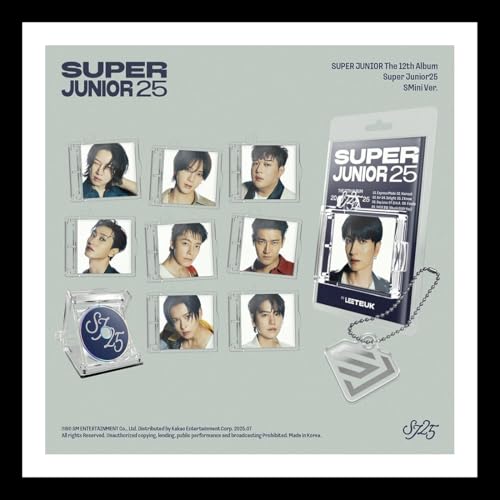 (Random.) SUPER JUNIOR [SUPER JUNIOR25] 12th Album SMINI Ver. / NFC+Key...