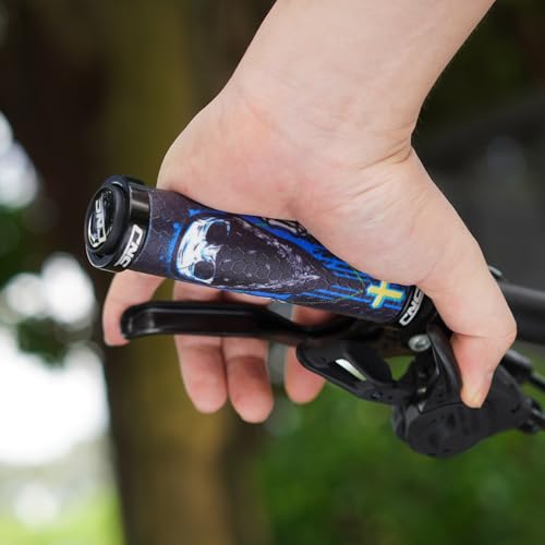 Guidon de VTT confortable grâce aux poignées silicone VTT Chooee à double lock-on