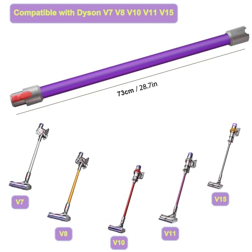 Image of Replacement Wand Tube for Dyson Stick V15 V11 V10 V8 V7 Vacuum Parts, Extension Vacuum Replacement Parts, 28.7 In (Purple)