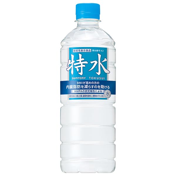 サントリー 特水【機能性表示食品】【自販機用】 600mlペットボトル×24本入…